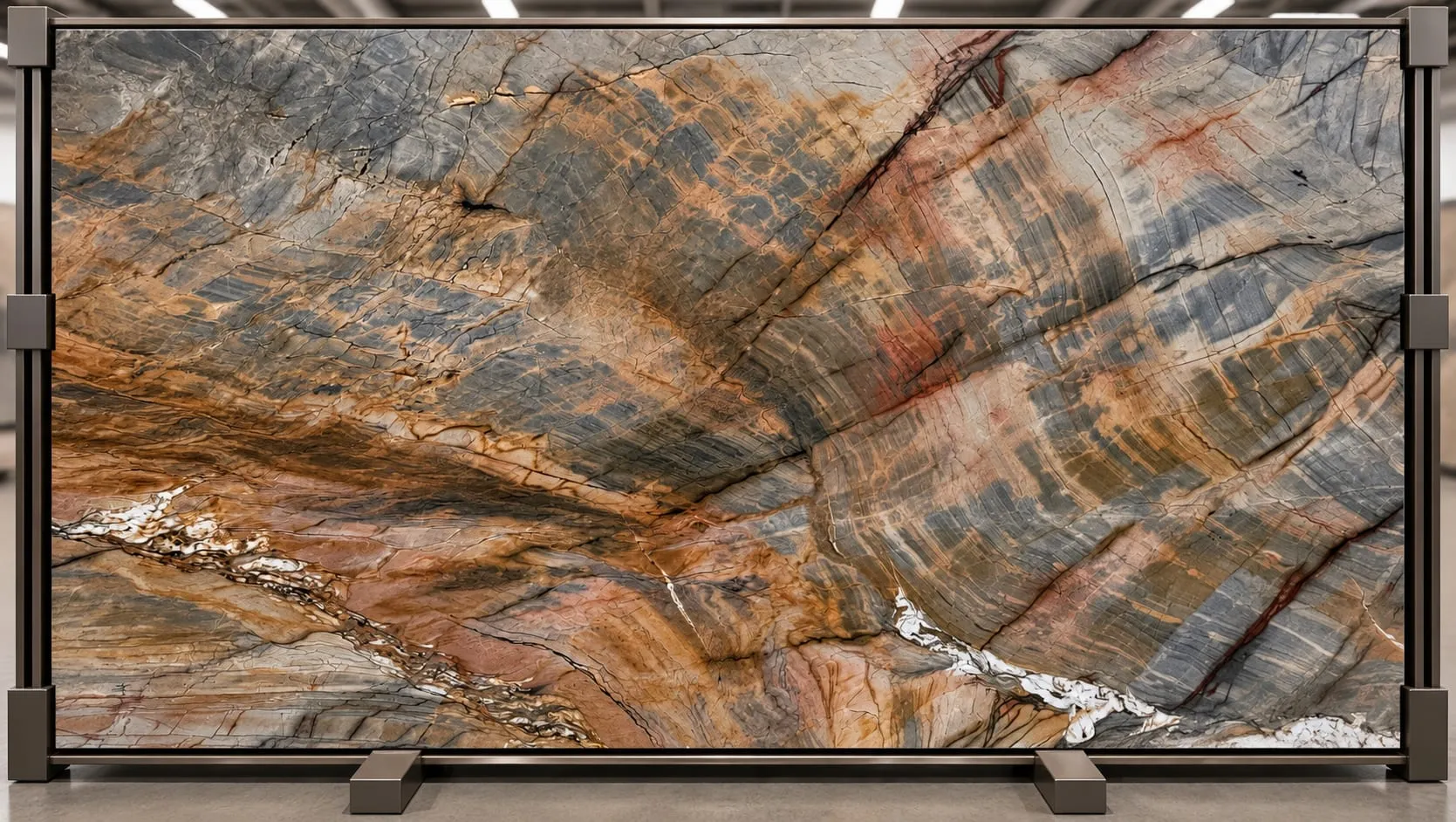 Bossa Nova quartzite slab