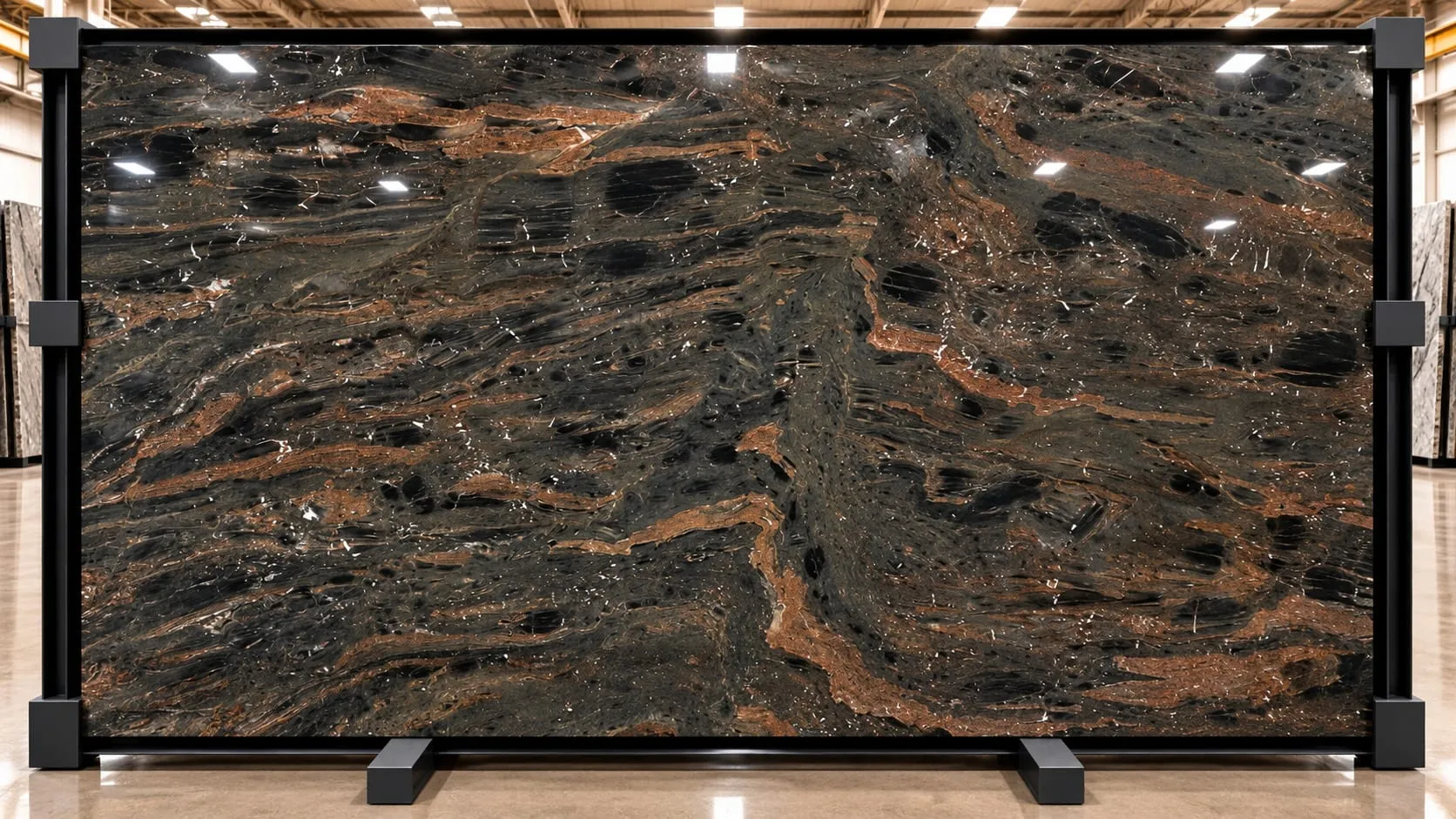 Marron Bois quartzite slab