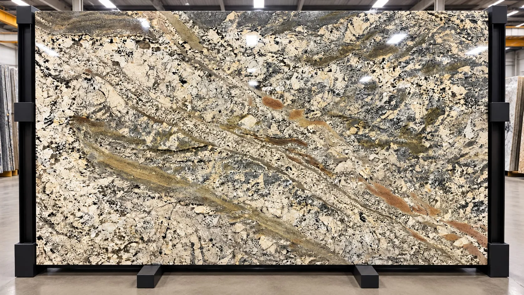 Nettuno Bordeaux granite slab